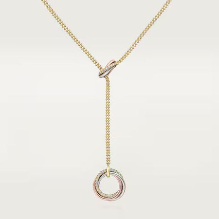 [LUXE] TRINITY DIAMONDS NECKLACE