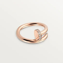 [LUXE]JUSTE ANILLO 2,65 MM ORO ROSA DIAMANTE