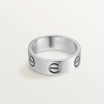 [LUXE] ANILLO DE AMOR 5,5 MM SIN DIAMANTE 